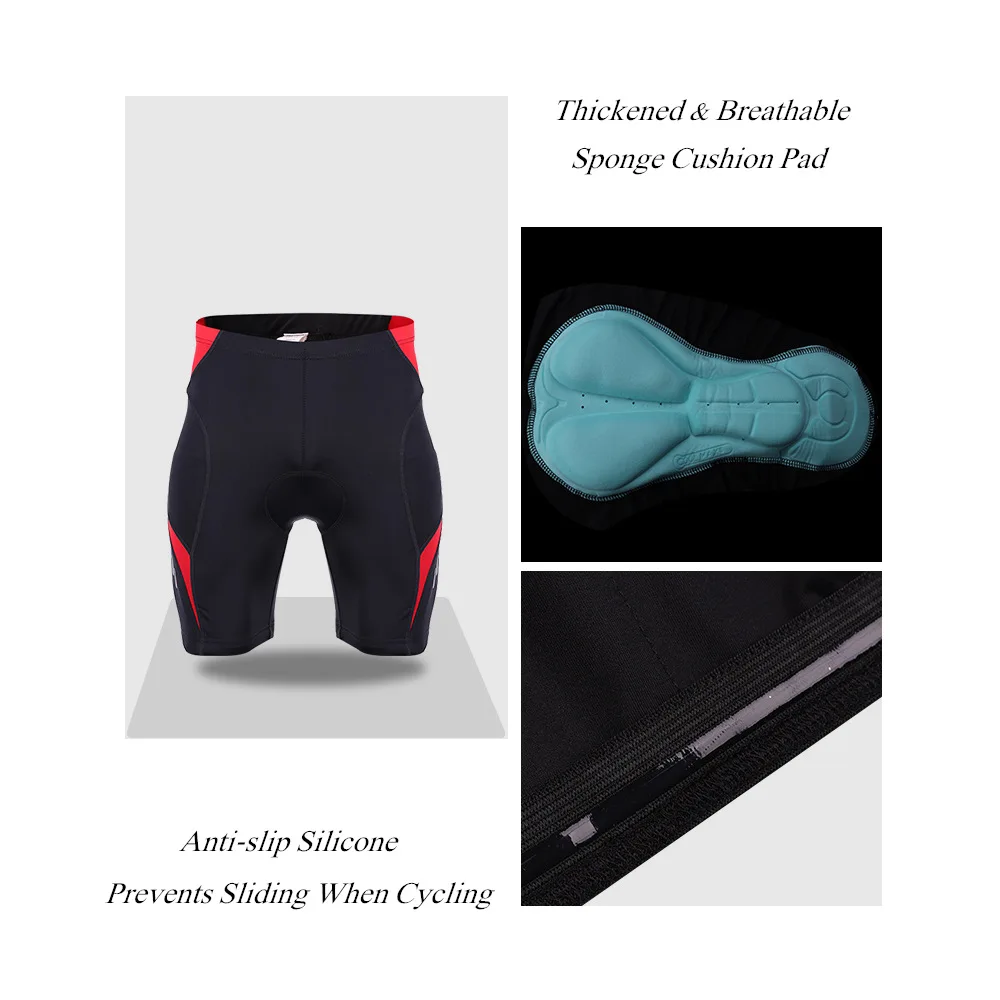 Cuzaekii мужские велосипедные шорты с защитой от ультрафиолетового излучения для шоссейного велосипеда, езды на велосипеде, 3D губки, мягкие противоударные шорты в обтяжку для фитнеса, спортивная одежда