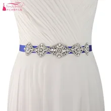 Богемные Свадебные ремни для свадебной ленты с кристаллами, пояс для невесты, 12 цветов, Свадебные ремни S399