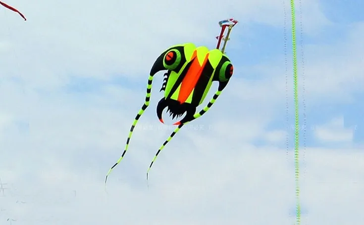 Высокое качество 7 квадратных метров трилобиты мягкий воздушный змей линия Рипстоп нейлон летающий змей из ткани Летающий открытый игрушки воздушный змей бар мешок