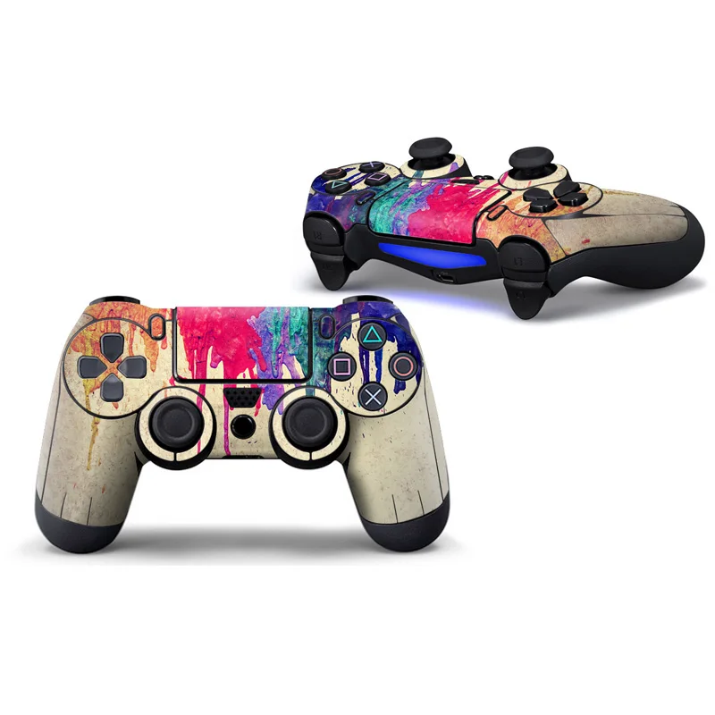 

2pcs Wooden Design PVC Touch Pad Skin Stickers for PS4 Controller
