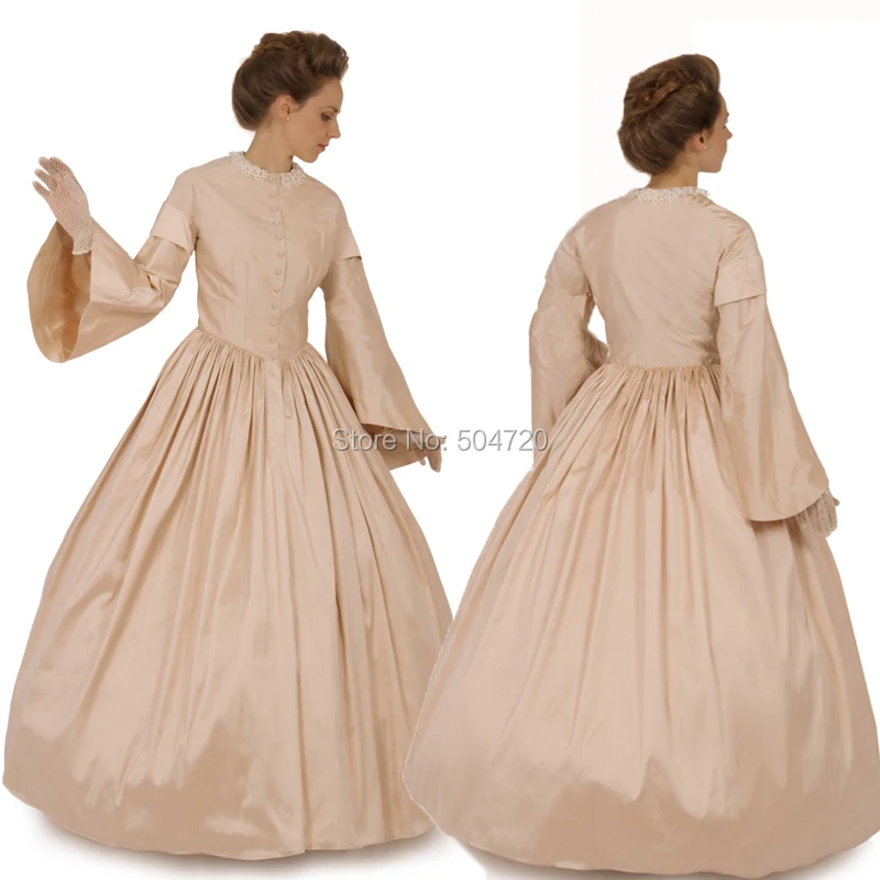 

Tailored!Retro Victorian Eras Regency 1860s Civil War Revolutionary cosplay Ball Gown Southern Belle Tartan DressHL-143