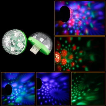 

3W RGB LED Bulb Micro USB Night Light Magic Lights Sound Music Sensor Entertainment KTV Disco Dance Holiday Decoration Lamp