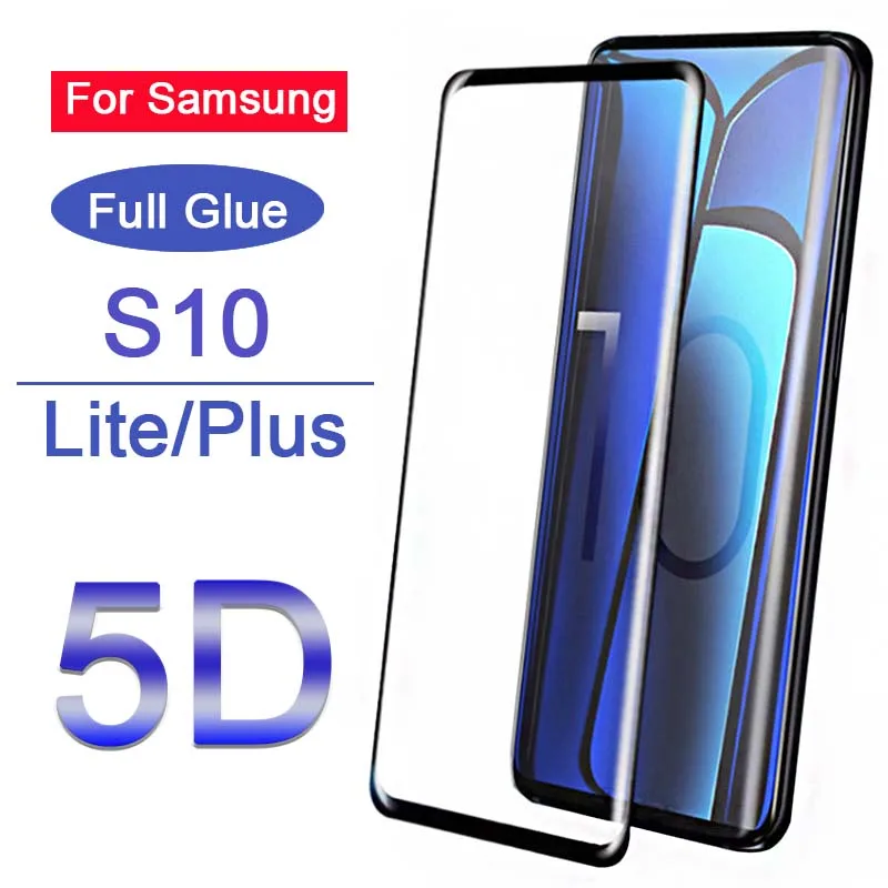 Закаленное стекло 5D с полным клеем для Samsung s10 s10e lite s10 plus, полное покрытие, защита экрана, чехол для Galaxy s s10plus 10e, пленка 9h|Специальные чехлы| | АлиЭкспресс