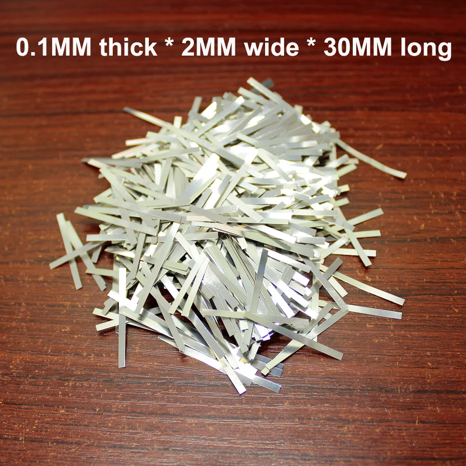 100g/bag Lithium battery nickel plated steel strip battery connection piece spot welded nickel sheet stainless steel SPCC