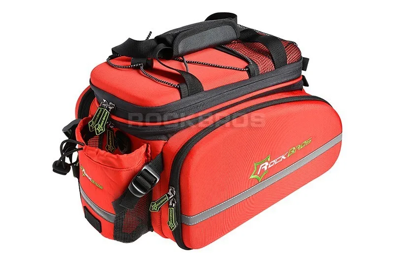 Perfect Rockbros 12L Mountain Bike Bag 3 In 1 Rear Rack Shoulder Sotrage Carrier Bags Handbag  Bicycle Trunk Cycling Saddle Bag 25