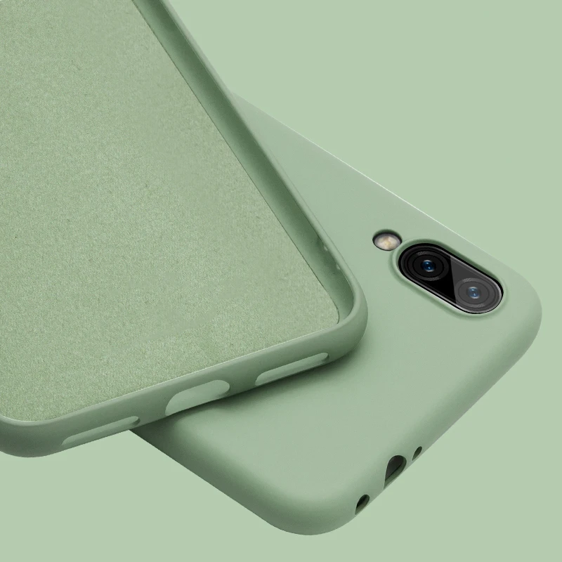 

Luxury Liquid Silicone Protective Shockproof Full Cover For Xiaomi Redmi Note 7 7Pro Soft Silicon Candy Color Phone Back Case