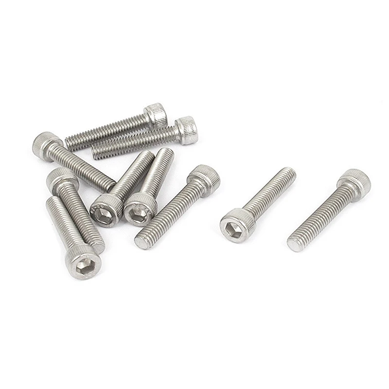 Stainless Steel Hex Screw Socket Cap Screws Hex Head Thread DiameterM6