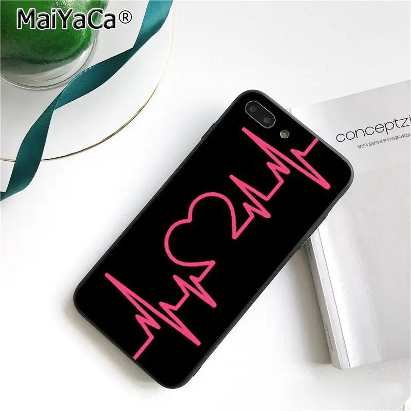 MaiYaCa медицинский чехол для телефона с сердцем для iphone 11 Pro 11Pro MAX 8 7 6 6S Plus X XS MAX 5 5S SE XR 10 чехлов