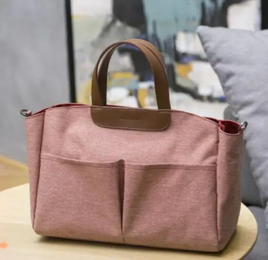 Новая сумка для мам, сумка для подгузников, сумки для детских путешествий, многофункциональная сумка для мам, модная сумка для подгузников, сумка-Органайзер для коляски с крюком - Цвет: 3