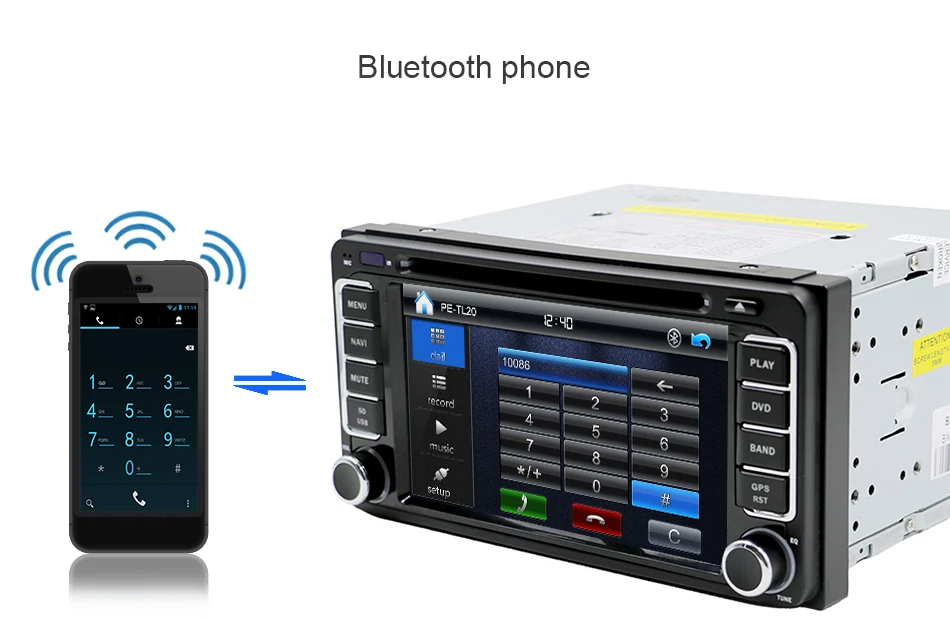 Sale Eunavi 2 din Car DVD Radio Player GPS for Toyota Hilux yaris VIOS Camry Corolla Prado RAV4 Prado 2003 2004 2005 2006 2007 2008 5