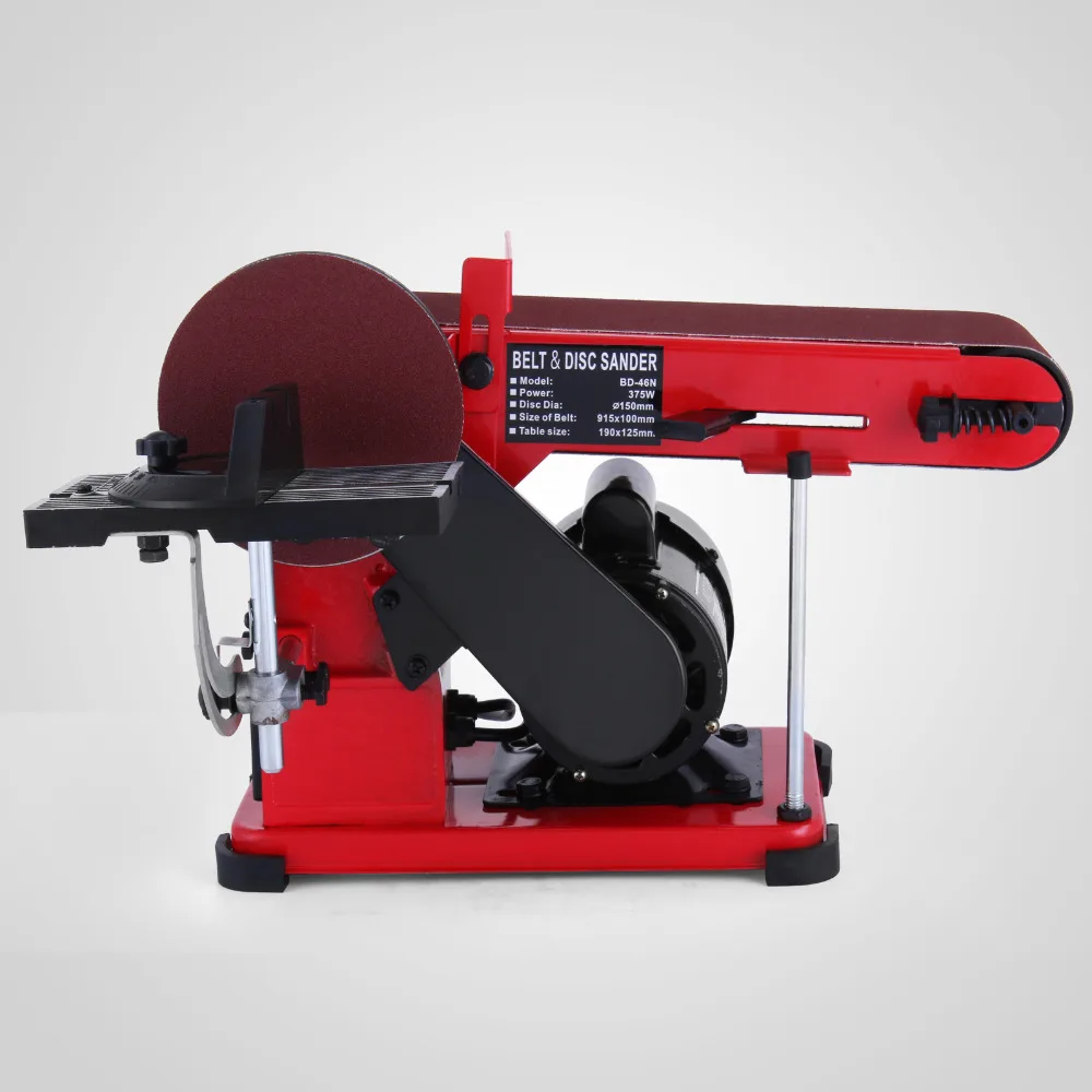 Belt Sander Bench Sander 4 Belts And 6 Disc Linisher 375w Sand