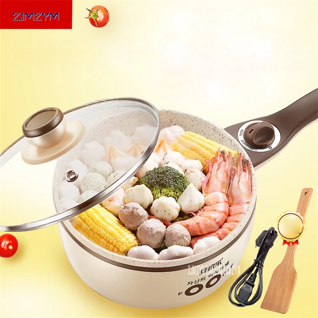 1.5L Mini Electric Cooking Pot Steaming Boiling Multifunctional Desktop Hot  Pot Dormitory Small Electric Pots with Steamer 220V - AliExpress