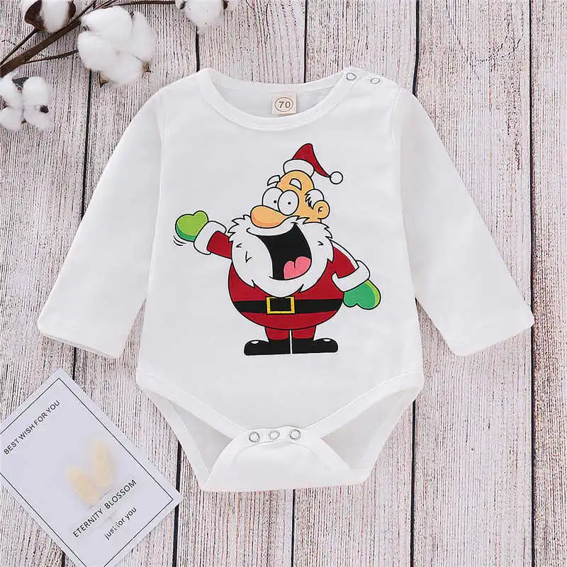 santa romper baby