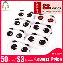 Лидер продаж 3 шт./лот с милой пандой; глазная повязка с украшением из неяркого жемчуга бархат солнцезащитный крем ночная маска для лица на основе для сна Инструмент wyq