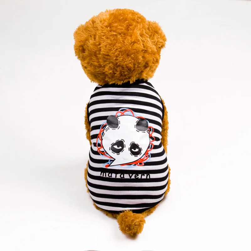 Dog Clothes Summer Pattern Printing Plaid Puppy Shirts For Small Medium Dogs Stylish Pet Clothing Yorkshire Pomeranian Vest | Дом и сад