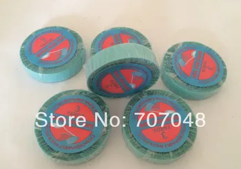 

20 rolls/ lot Wholesale high quality Super hair tape blue color double tape for skin hair weft /pu hair weft 0.8cm x 3 yards