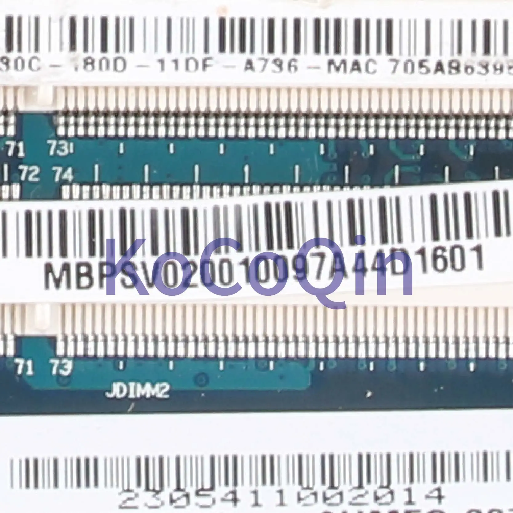 Placa-mãe Portátil para Acer Aspire Notebook Mainboard La5892p 5741 5741zg Nv59c Mbwju02001 Mbtz90200 Mbpsv02001 New70 Hm55 Ddr3 - Imagem 5