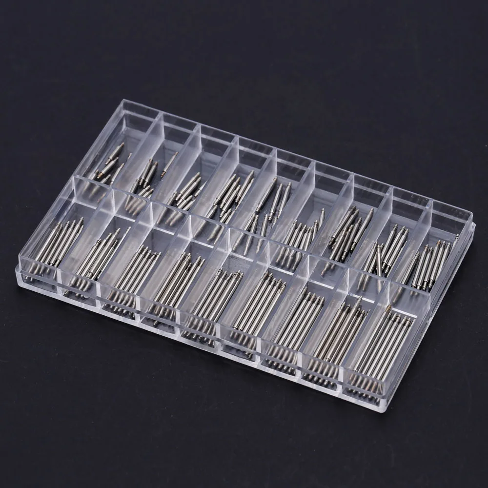 

Watch Band Link Pins Strap Link Pins Set 8-25mm Professional Stainless Steel Watch Band Spring Bar Double Flange Watch Tools