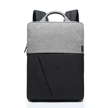 Fashion Men Backpack Canvas Waterproof Business Casual Back Pack Schoolbag Laptop Computer Bag for Male Boy