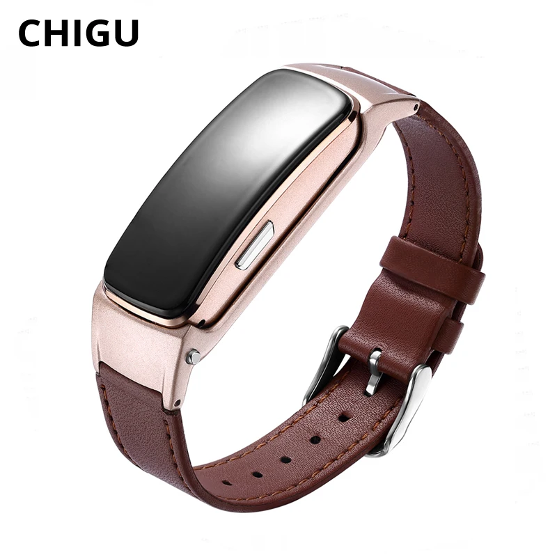 

Chigu Smart Bracelet Watch Blood Pressure Heart Rate Monitor Fitness Tracker Relogio Smartwatch Android Wristband Talk Band