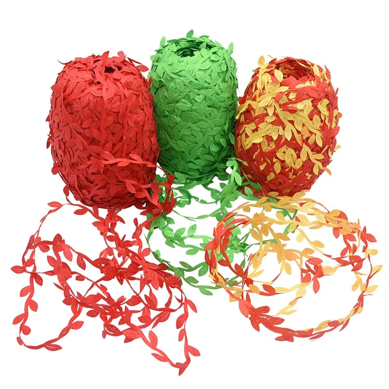 

20 Meter Home Decor Silk Fake Flowers Nature Green Artificial Leaves Rattan Wedding Decoration Foliage Scrapbooking Craft Wreath