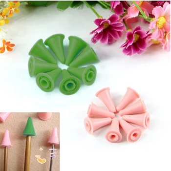 

16PCS Sewing Protection Tool Multicolor Hand Knitting Knit Sewing Tool Craft Embroider Needle Caps