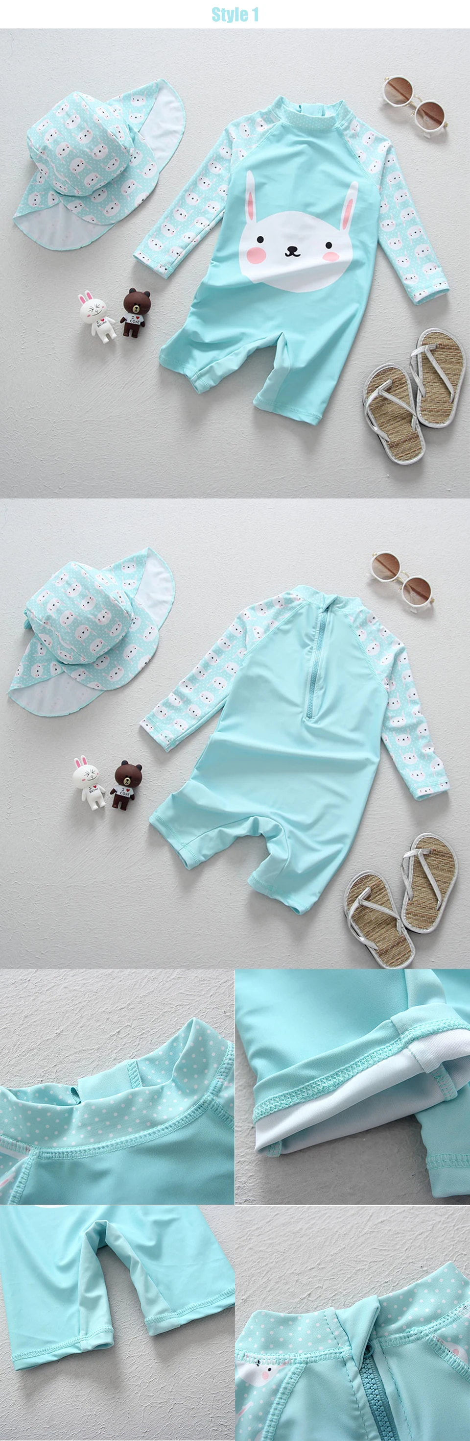 Animados para Crianças Bebê Swimwear Menina 1 3 Anos Bebê Recém nascido Swimsuit One Piece Maiô Flamingo Impresso Floral Maiôs Desenhos 7 Cheap Maiôs