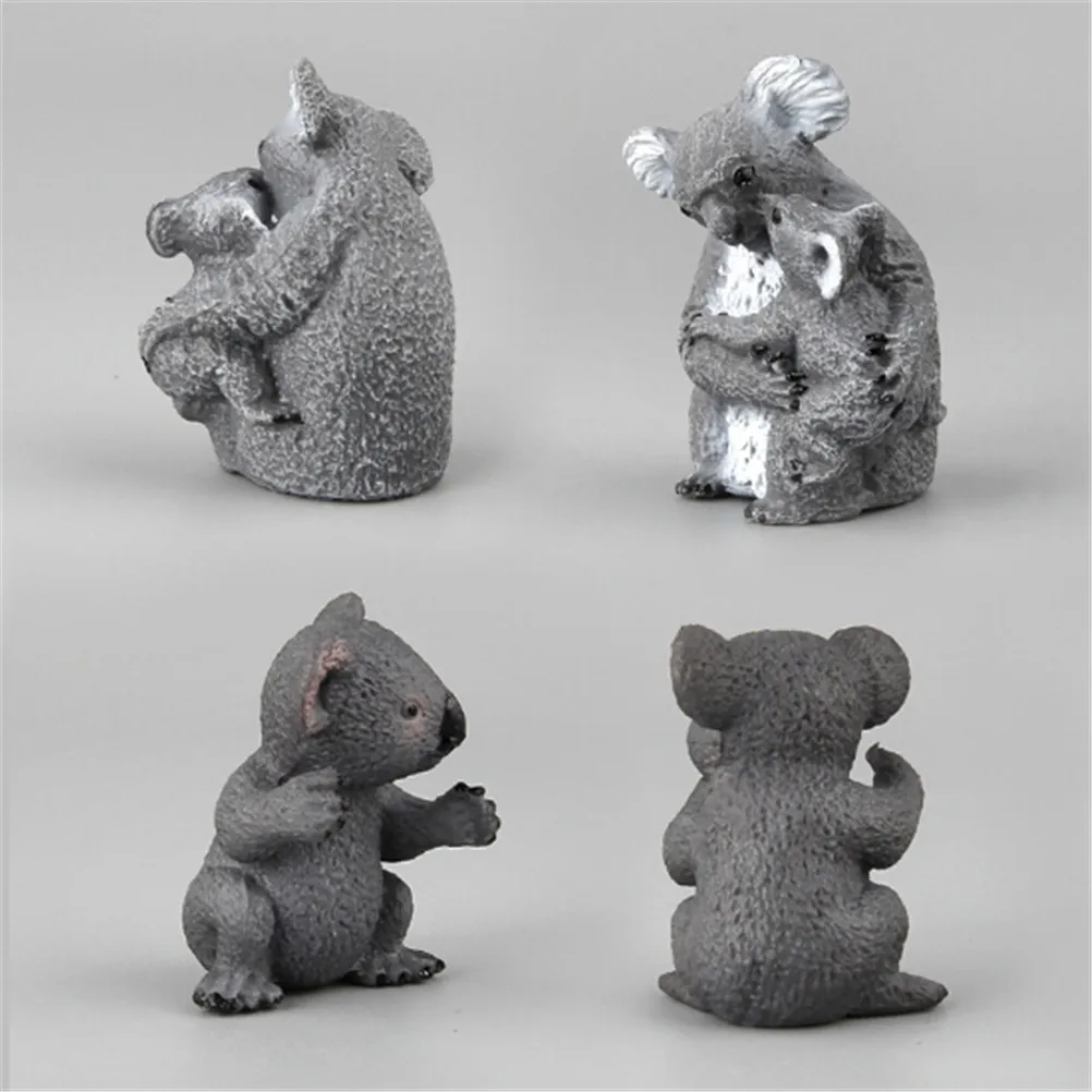 Игрушки коала медведь прочные из ПВХ моделирование животных модель фигурки и