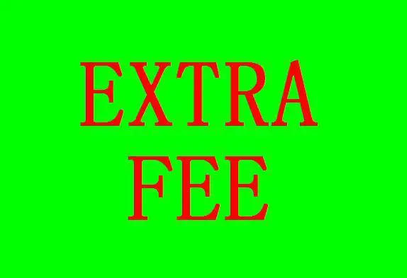 

Extra Fee