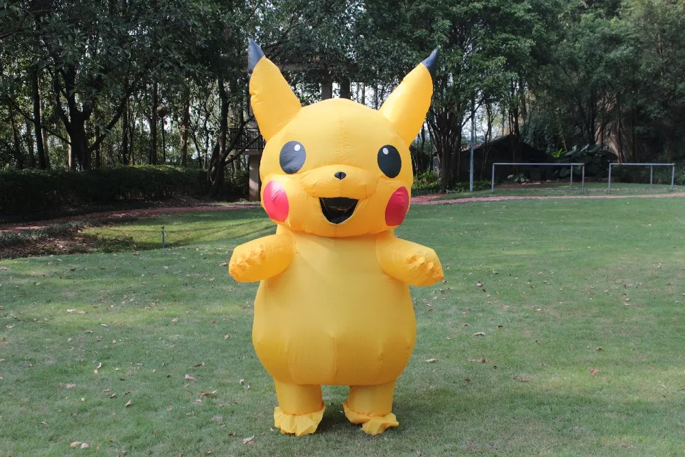 Pikachu Cartoon Inflatable Jumpsuit Costumes