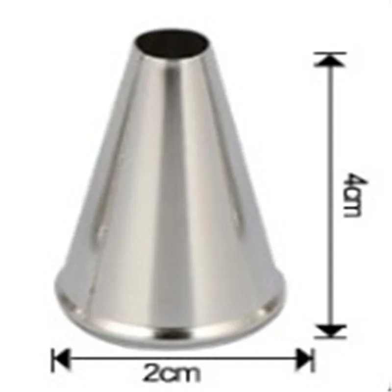 Тюльпан Цветок насадка для декорирования торта покрытие из нержавеющей стали труб насадки для кондитерского шприца огнестрельного оружия Печать Насадка для крема инструмент для декорирования тортов, формочки для печенья - Цвет: 2