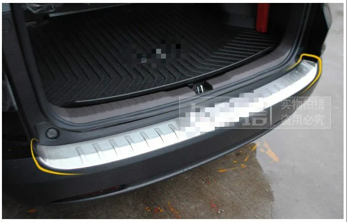 Для Honda CRV CR-V 2012 2013 Автомобильный Стайлинг наружный из нержавеющей стали наружный задний багажник бампер протектор накладка