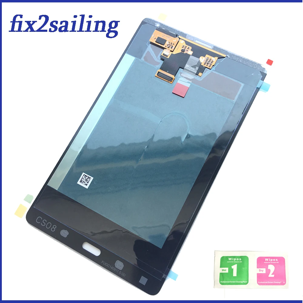 

New 100% LCD Tab S T705 3G Display Touch Screen Digitizer Sensors Assembly Panel Replacement For Samsung Galaxy Tab S T705 3G