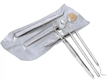 

500pcs Stainless Steel Dental Guide Mirror Probe Plier Tweezers Teeth Clean Equipment Kit Dentist Machine for Oral Examination