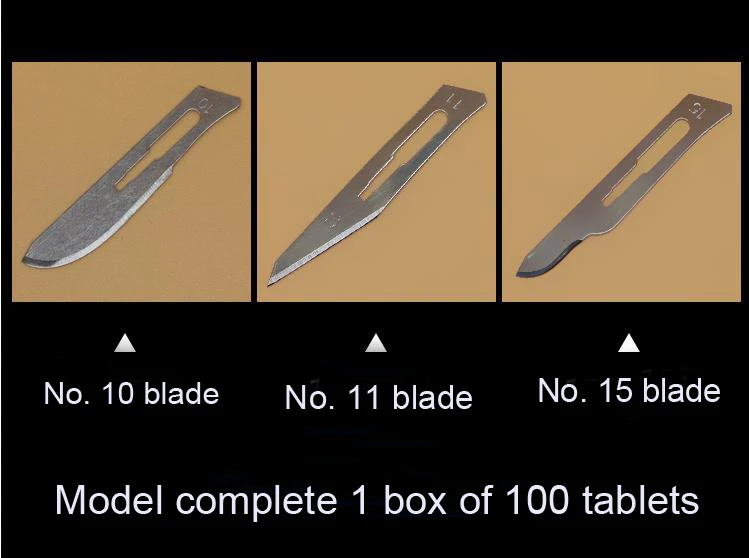 Здоровье и Красота кистей для макияжа/аксессуары инструменты для век 10 № 11 No.15 Пластик хирургическое лезвие, полу-автоматическая 100 Планшеты