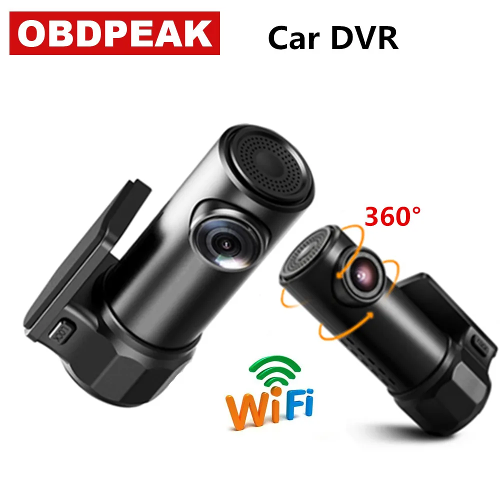 

Smart Car DVR Camera hidden wifi Dash Cam 360 Degree Max Turning HD1080P Auto Video recorder night vision Dash camera G sensor