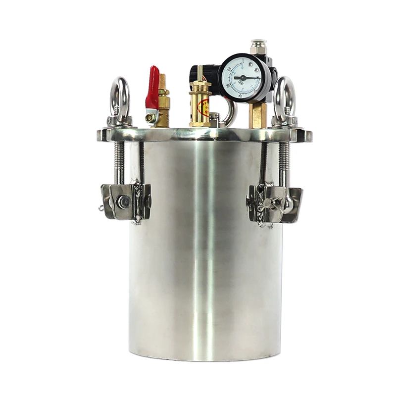 304 stainless steel pressure tank, dispenser storage tank 1L-2L, with safety valve, regulating valve