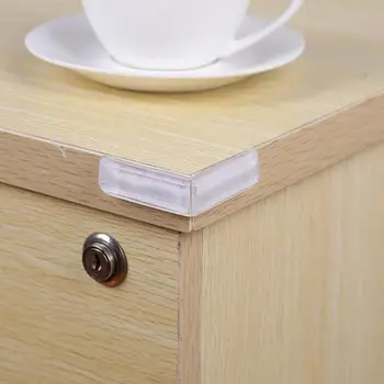 

10pcs Anti-collision Silicone Protector Table Corner Edge Protection Cover