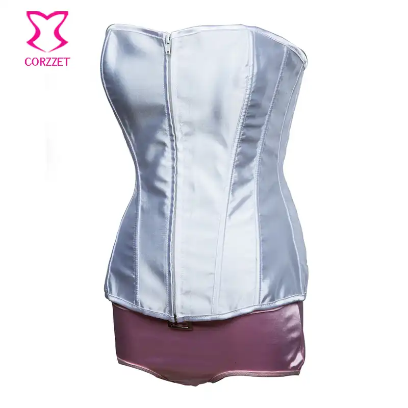 Adult Club Party Role Play White / Pink Bunny Outfit Rabbit Uniform