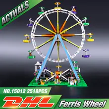 DHL LEPIN 15012 2478Pcs City Creator Expert Ferris Wheel Model Building Kits Blocks Bricks Toys Compatible legeo 10247