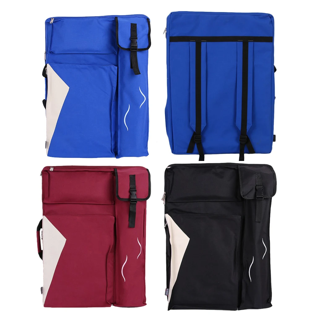 Canvas Art Portfolio Outdoor Backpack for Storage Tools of Drawing/ Painting /Sketching Art 
