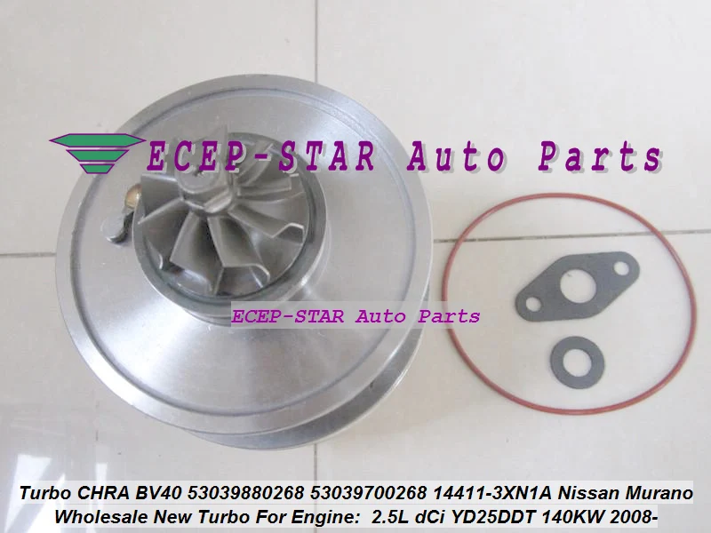 GL-Turbo CHRA BV40 53039880268 53039880339 53039880231 14411-3XN1A For Nissan Murano 2.5L dCi YD25DDT 140KW (4)