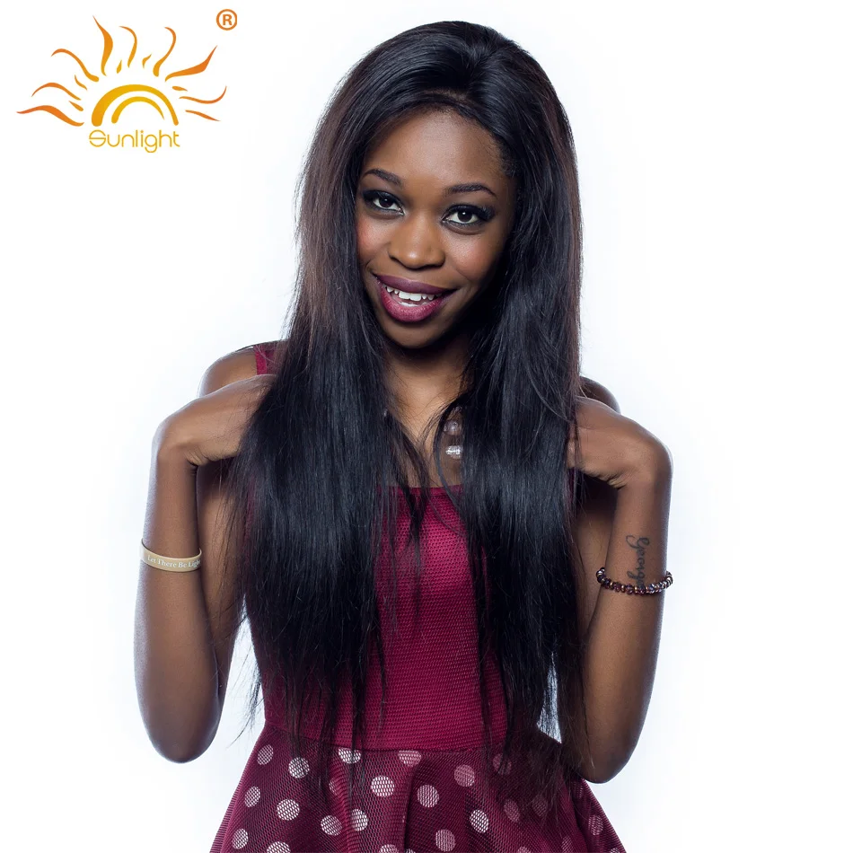 Sunlight Human Hair Brazilian Straight Hair Human Hair Weave