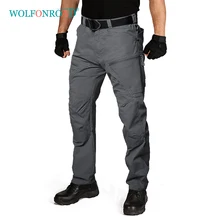 WOLFONROAD мужские охотничьи брюки карго длинные прямые походные брюки спецназ тактические военные карго Брюки страйкбол 4XL
