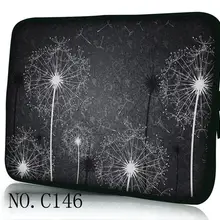 Одуванчик серый неопрена laptop bag Тетрадь чехол Smart Cover 7 10 12 13 14 15 17.3 дюймов Планшеты Нетбуки сумка для ноутбука