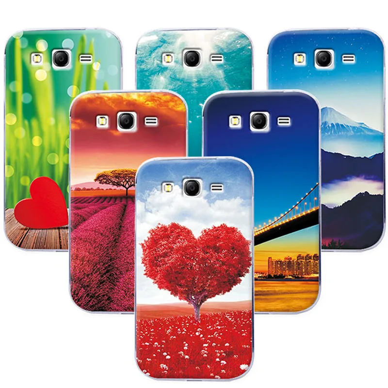 

Scenery Rose Phone Cases Back Covers For Samsung Galaxy Grand Duos GT I9082 i9080 9060 Neo I9060 i9062 Plus i9060i 5.0" Funda