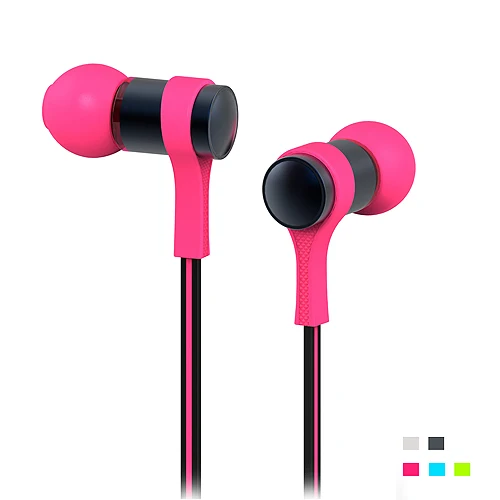 Wallytech WEA-118 earphone black + pink