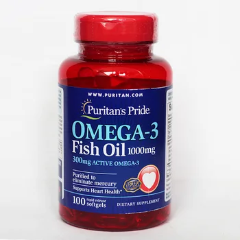 

Omega-3 Fish Oil 1000 mg supports heart health 100 pcs EXP:01/20
