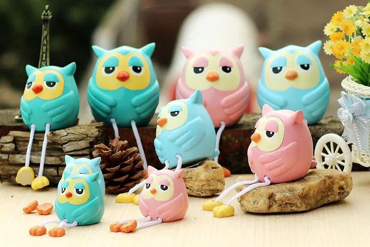 zakka owl hanging foot doll creative drama heirs resin crafts ornaments clapboard |