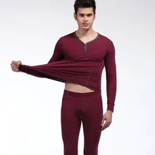 Сексуальный комплект кальсонов для мужчин, мужское термобелье, хлопковое зимнее мужское термобелье, костюм рубашка+ штаны, 2 шт., мужские леггинсы, одежда